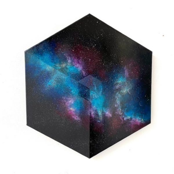 a hexagonal image of space