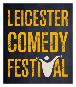 Leicester Comedy Festival logo.