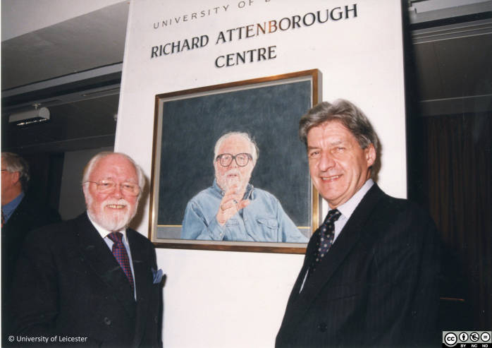 Richard Attenborough and Ken Edwards January 1999